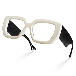 Laemzinv Oversized Square Blue Light Glasses for