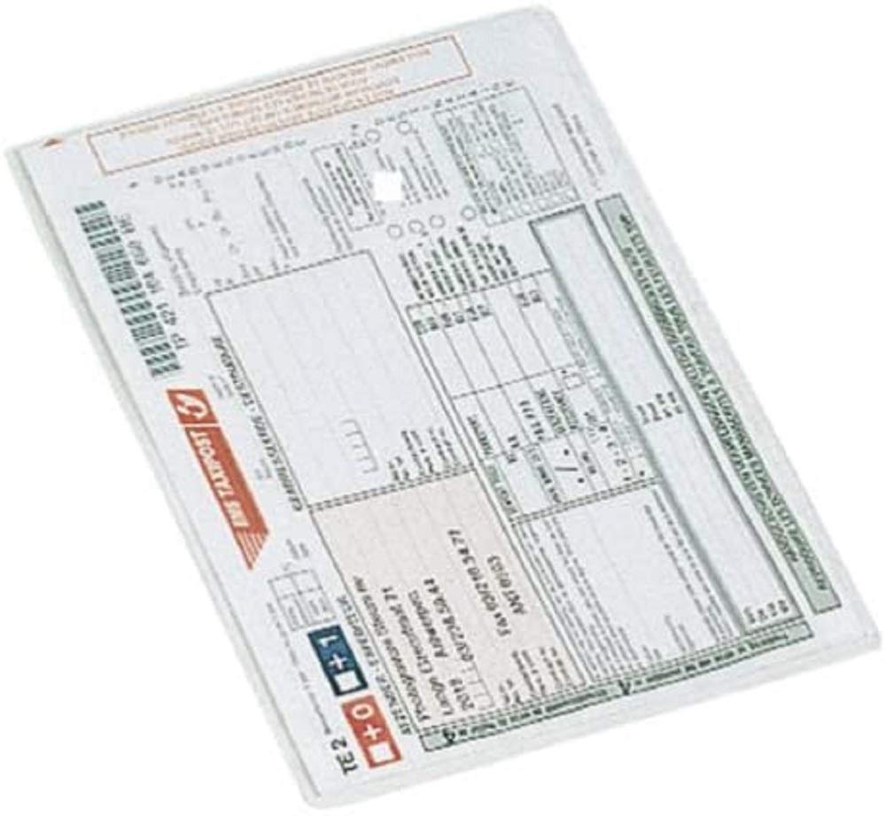 Esselte Card Holder, Pack of 100, A5 Format, Transparent, 105 Micron PP Material, 47775