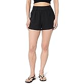 The Drop Women’s Essie Linen Pull On Mini Short