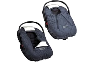 Cozy Cover Premium Infant Car Seat Cover (Charcoal) with Polar Fleece - The Industry Leading Infant Carrier Cover Trusted by Over 6 Million Moms for Keeping Your Baby Warm