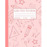 Graph Paper Notebook: Quad Ruled 4x4 Grid Paper Notebook for Math and Science Students