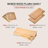 Weber Cedar Wood Smoking Planks Medium 2-Pack 30 x 15 cm for BBQ view 7