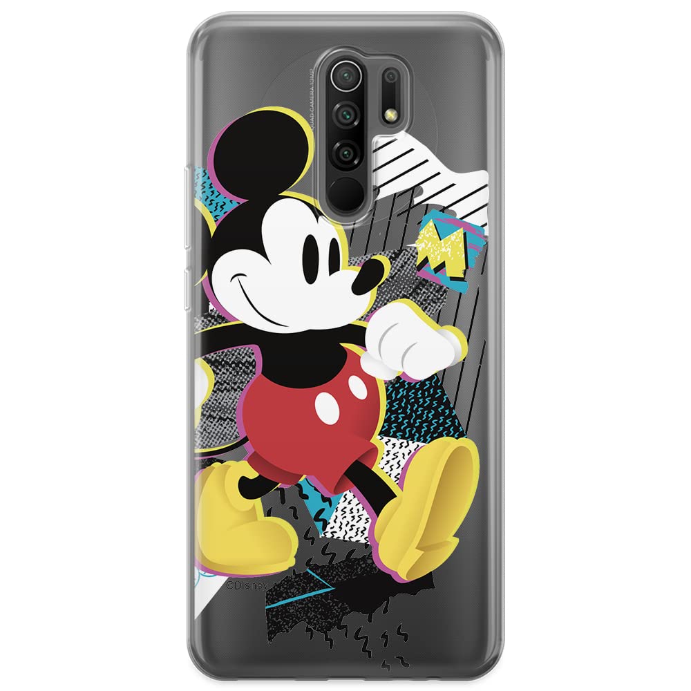 ERT GROUP mobile phone case for Xiaomi REDMI 9 original and officially Licensed Disney pattern Mickey 032 optimally adapted to the shape of the mobile phone, partially transparent