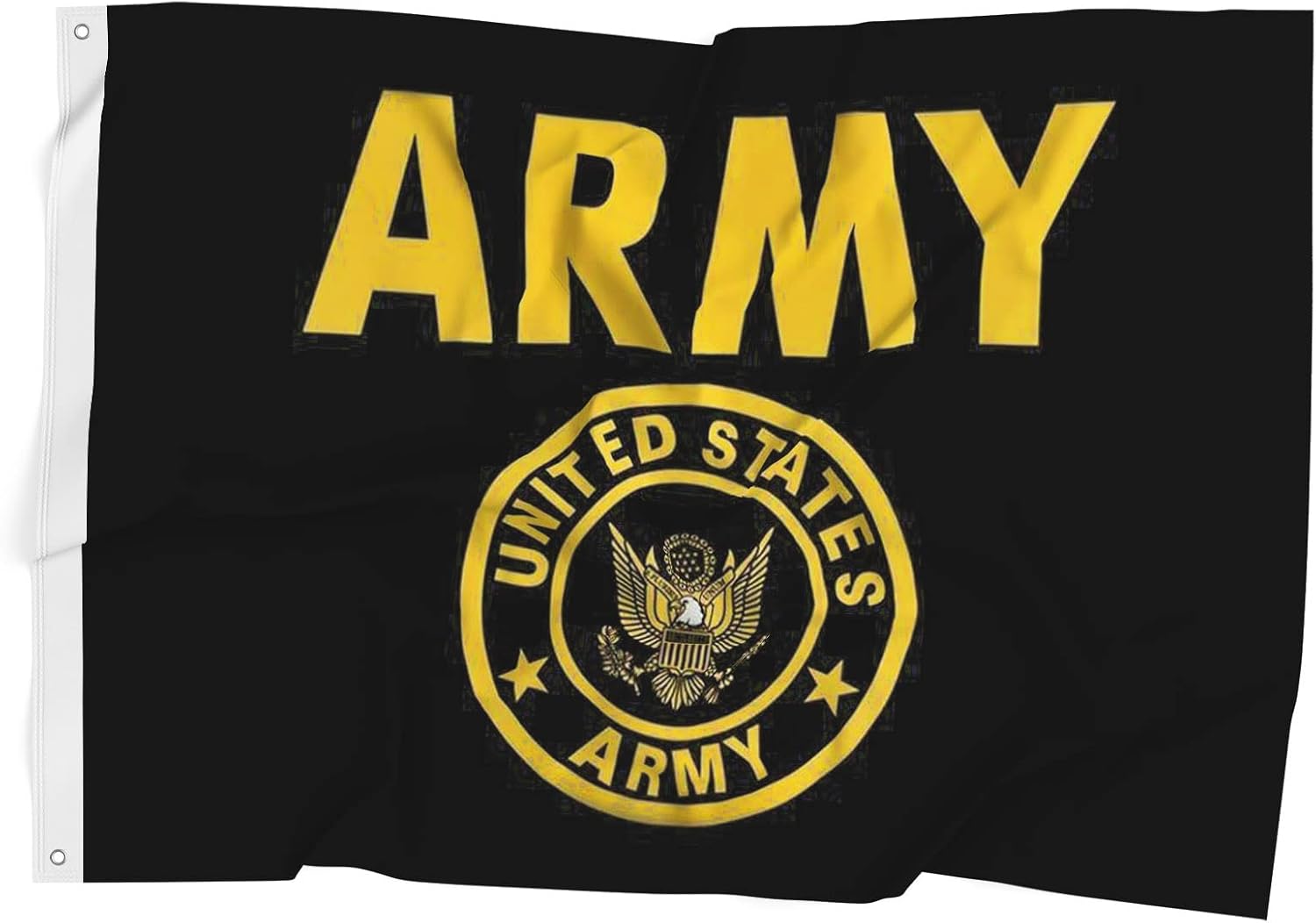 Flagpole Hardware - DELAYNOMORE77 US Army Crest Flag United States Military Banner Polyester 3x5 Foot Flags Vivid Color and UV Fade Resistant Flag Outdoor Banner