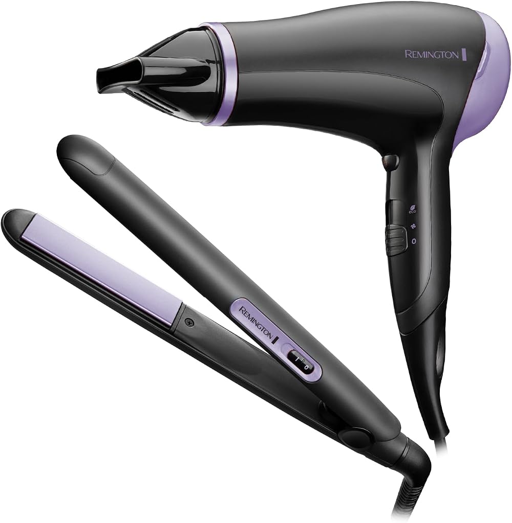 Remington Style Essentials Gift Set D3016GP Slim Ceramic Hair Straightener