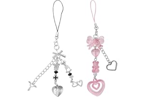 AGEN KGEN Cute Y2K Phone Charm Aesthetic Phone Charms Accessories Cute Phone Lanyard String for Bag Purse Backpack Airpods Pendants Decor