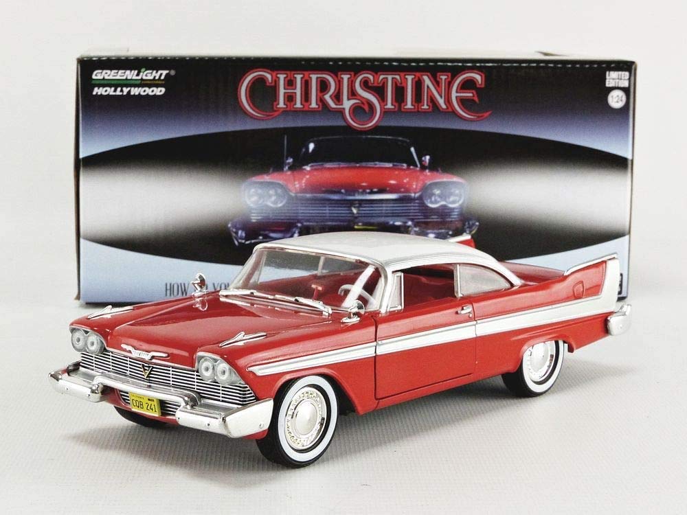 1958 Plymouth Fury Red Christine (1983) Movie 1/24 Diecast Model Car by Greenlight 84071