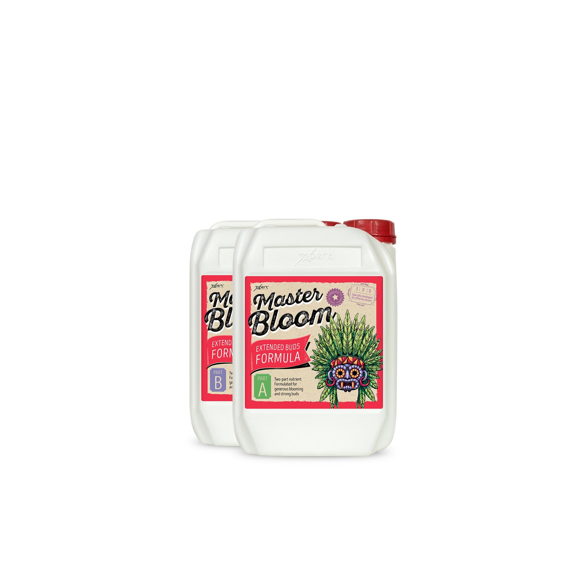 Basic Bloom Fertilizer Xpert Nutrients Master Bloom A+B (5L) - For the Flowering Phase of Plant | Universal Bloom Nutrition | Liquid Plant Nutrient | Indoor and Outdoor Bloom Stimulator