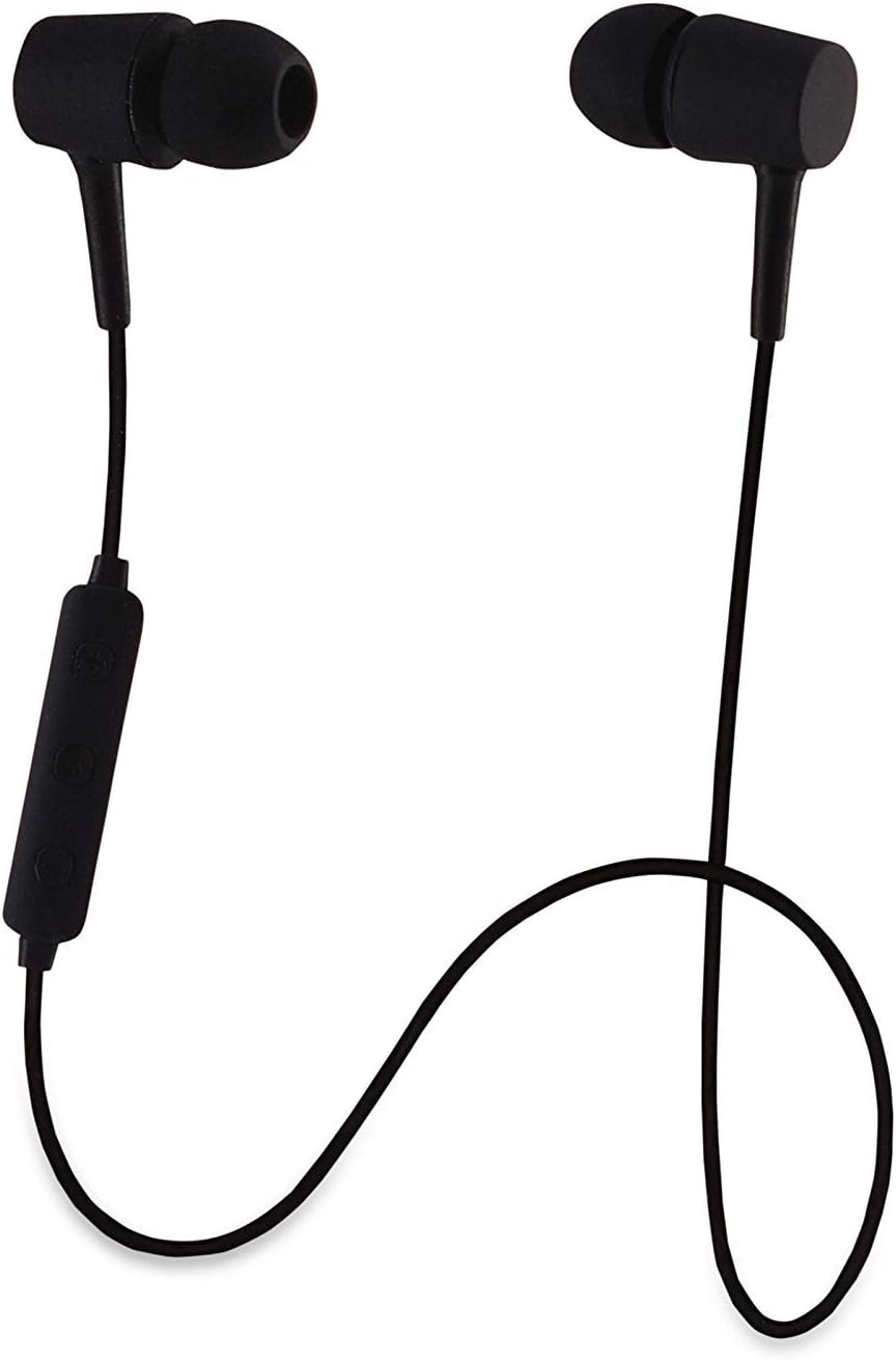 Smazingยฎ Dvao Wireless Bluetooth Earphones Stereo Sweatproof Magnetic Earbuds Secure Fit with Built-in Mic Microphone (X7 Edge Pro 2nd Gen Black)