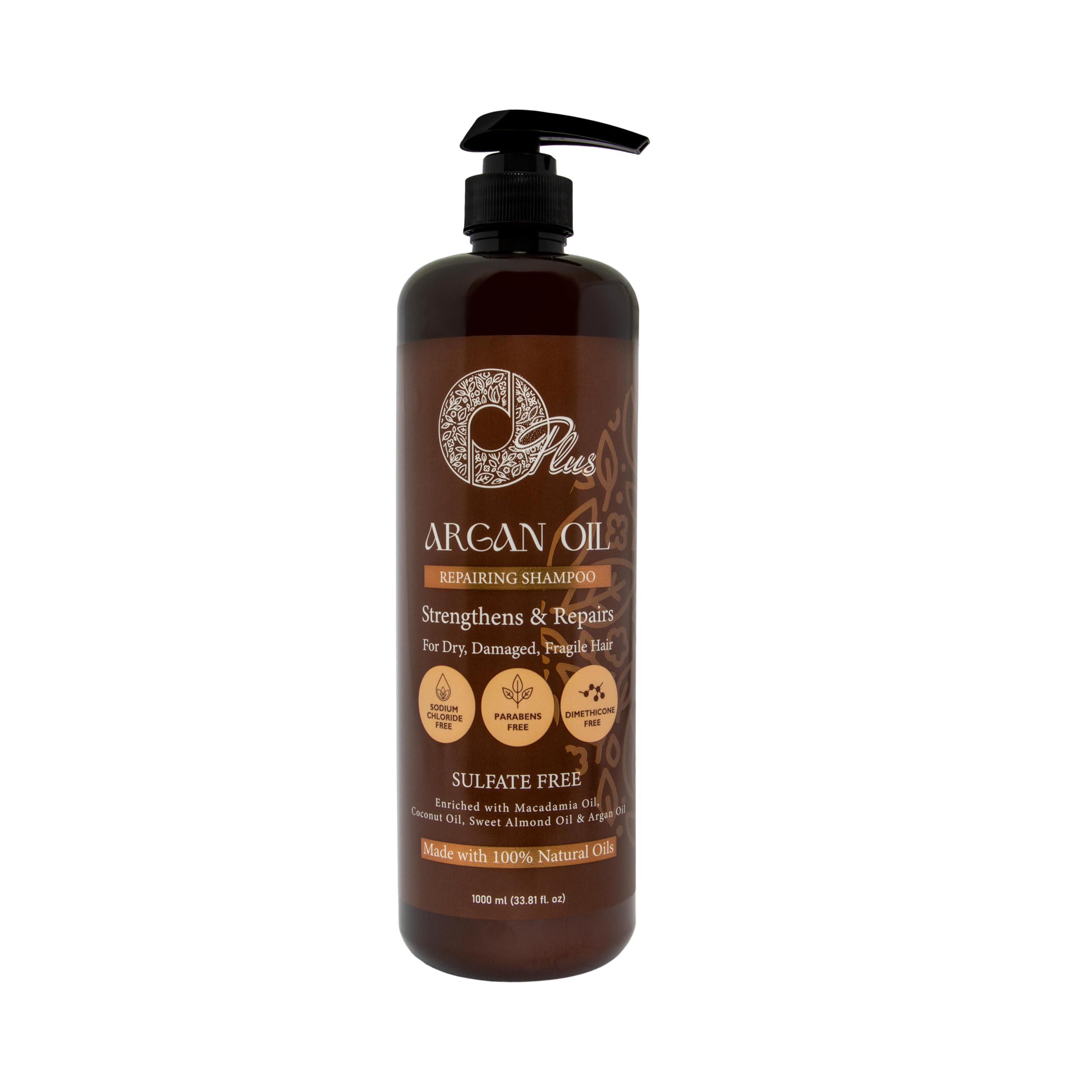 Oplus Rosemary & Lavender Hair Shampoo, Sulfate-Free Daily Shampoo for Hair Growth, Volume & Shine, Enriched with Natural Oils for Normal, Dry, Damaged & Color-Treated Hair