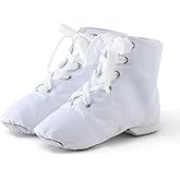 Teen Boys Girls Jazz Boots Lace Up Ballet Dance Shoes Youth Ballerina Practice Dance Boots Gym Workout Slippers