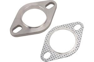 2 2in Exhaust Flange Connection Kit Exhaust Flange Stainless Steel for Universal Exhaust Downpipe