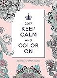 2017 Keep Calm and Color On Wall Poster Calendar by Katie Martin