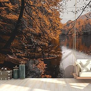 Wall Mural Forest Removable Wallpaper Wall Sticker for Bedroom Living Room - 66x96 inches