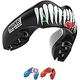 Marvel Venom Sports Mouthguard for Braces, One Size Remouldable Gum Shield with Case for Boxing, MMA, Rugby, Martial Arts, Judo and All Contact Sports