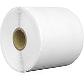 300/Roll, 3000 Labels in 10 Rolls - 3" x 5" Direct Thermal Labels - Compatible with Zebra & Rollo Desktop Printers and More – 1” Core, Permanent Adhesive & Perforated