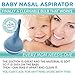 BoogieBulb Baby Nasal Aspirator & Booger Sucker - The First True Cleanable & Reusable Baby Nasal Bulb Syringe - Hospital Medical Grade Nose Suction - BPA FREE Snot Sucker (2 Ounce with Brush)