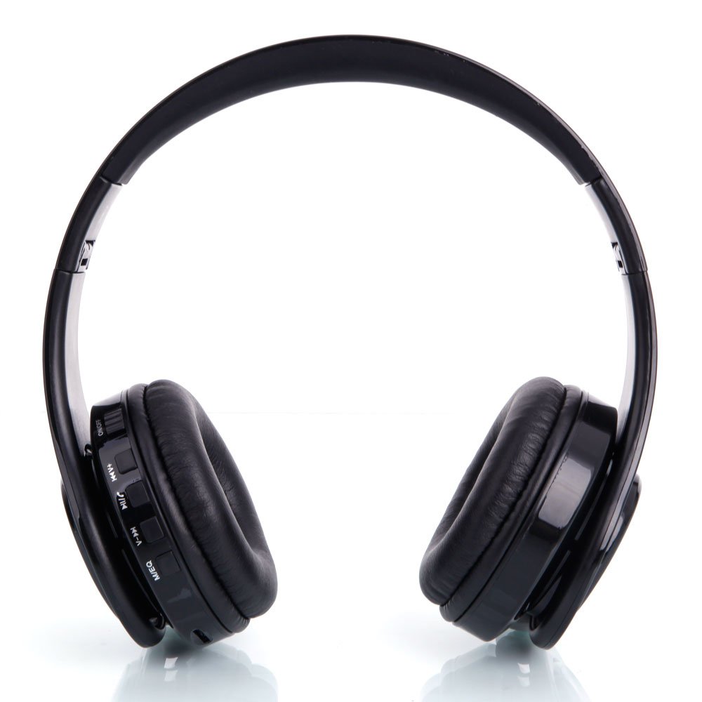 Acazon Wireless Bluetooth Over Ear Headphones, Hi-Fi Stereo Foldable Headset Earphones for iPhone/Android Phone/Tablet/iPad,US Stock (Black)