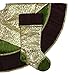 Valery Madelyn 21 inch Traditional Red Green Gold Christmas Stockings with Baroque and Ruffle Velvet Cuff, Themed with Tree Skirt (Not Included)