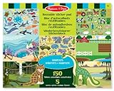Melissa & Doug Reusable Sticker Pad: Habitats - 150+ Reusable Stickers