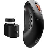 SteelSeries Rival Pro Wireless Ergonomic Gaming Mouse - Black | Ultra Wideband Wireless/UWB, True 8K Polling (9K Over-Polling