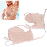 NSXAYIWE Underarm Sweat Vest, Reusable Cotton Armpit Sweat Pads with Adjustable Strap, Anti-Sweat Dress Shields, Sweatproof Undershirts for Woman Underarm Protector