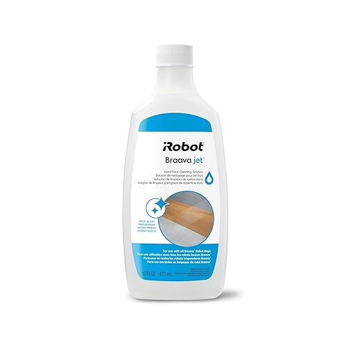 iRobot Authentic Replacement Parts-Hard Floor Cleaner Concentrate Solution Compatible with Roomba Combo Models 104, 105, 405, 505, Essential, i5, i5+, j5, j5+, j7+, j9+, Braava jet 240 & m6 (16 Oz)