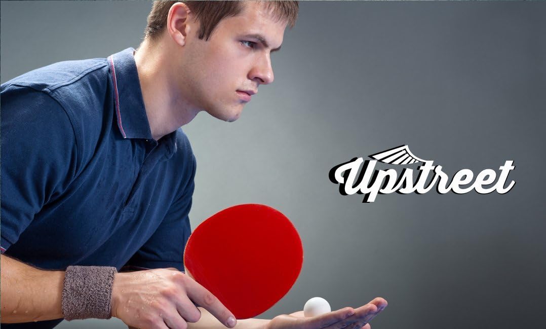 Upstreet The Box Set: 4 Ping Pong Paddles with 3 Star Ping Pong Balls for Table Tennis : Sports & Outdoors