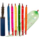 100-Pack of Rocket Balloons with Pump - Party Pack - Watch These Balloons Rocket to the Sky!