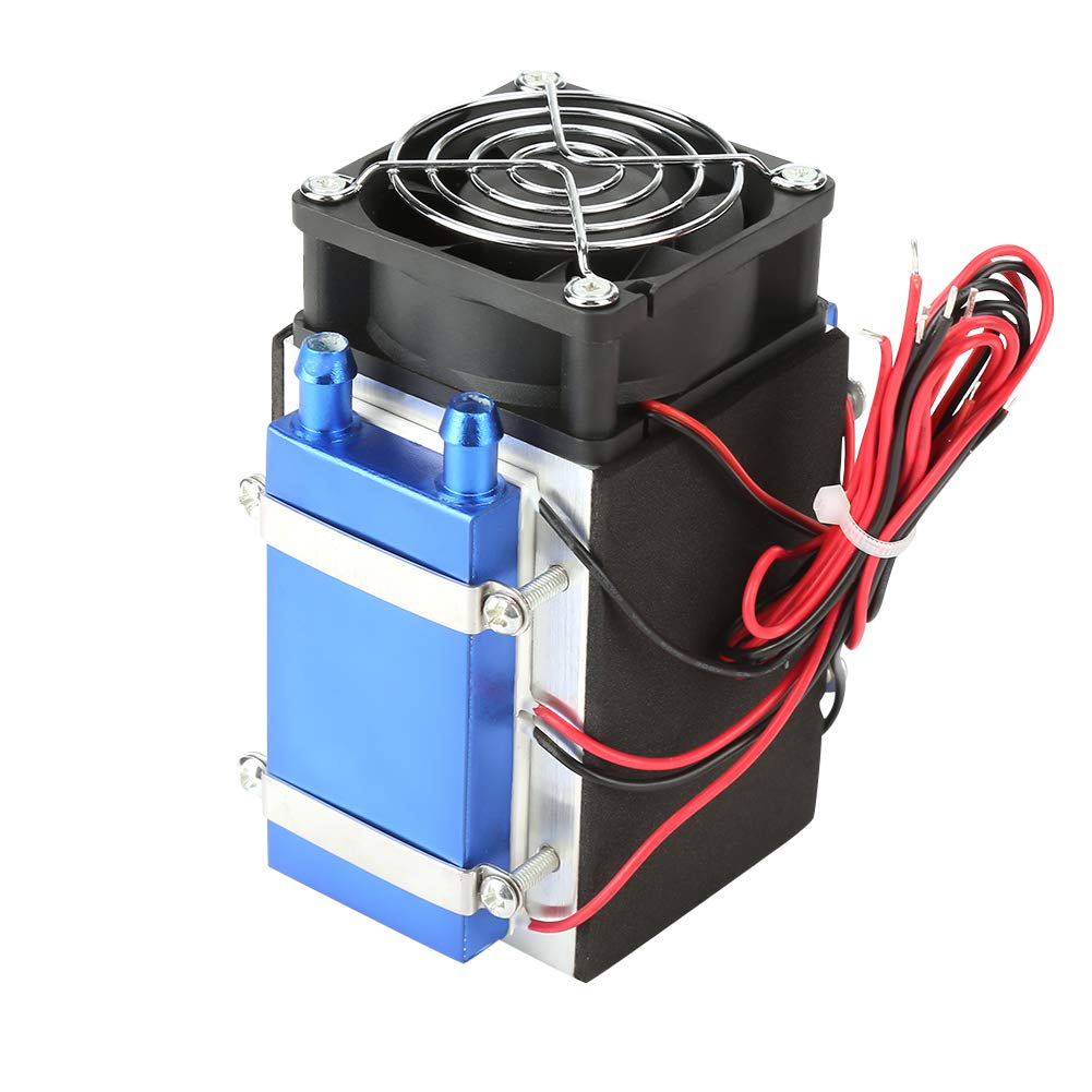 Semiconductor Cooler DC 12V 4/6 Chip Semiconductor Refrigeration Machine Cooler DIY Radiator Air Cooling Device(4 Chip)