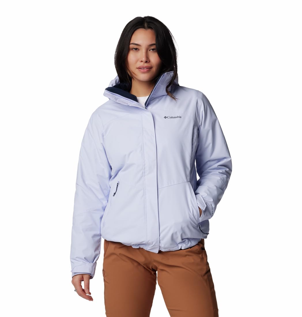 Columbia Women’s Bugaboo III Fleece Interchange Jacket, Snowdrift, 3X Plus