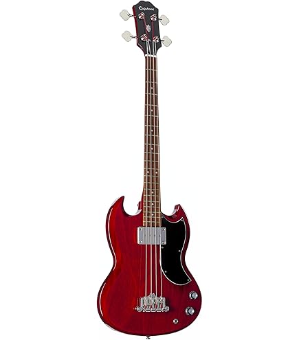 Amazon.com: Epiphone Newport Bass Cherry : Musical Instruments