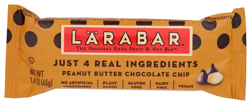 Photo 1 of LARABAR Fruit & Nut Food Bar, Peanut Butter Chocolate Chip, 1.6oz (Pack of 11)-05/2025