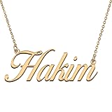 HUAN XUN Customized Custom Simple Any Name Necklace