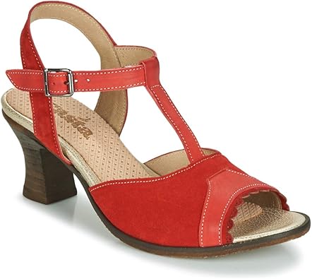 red sandals on amazon