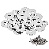 30 Pack Figure 8 Steel Desk Top Fastener Clip with