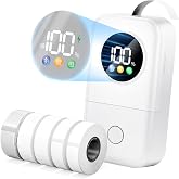 Phomemo Label Maker Machine with 5 Tapes, D30D Mini Label Maker for School | 2026 New Small Bluetooth Label Maker With Smart Screen, Rechargeable Musltiple Template Fonts for Home Office Organization