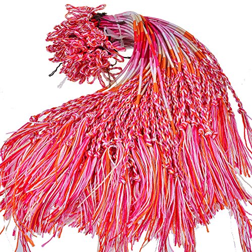 50pcs Wholesae BULK Jewelry lots Colorful Braid Friendship Cords Strand Bracelet