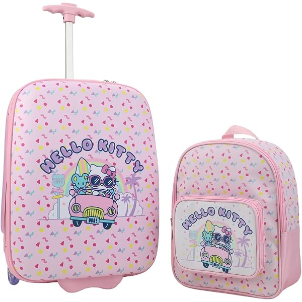 Amazon.com | AI ACCESSORY INNOVATIONS Hello Kitty Girls Luggage and Backpack Set - 18" Luggage Suitcase With Wheels, 13.75" Backpack | Kids' Luggage Amazon.com | AI ACCESSORY INNOVATIONS Hello Kitty Girls Luggage and Backpack Set - 18" Luggage Suitcase With Wheels, 13.75" Backpack | Kids' Luggage