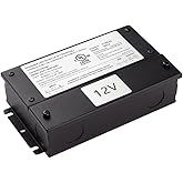 mirrea 30W LED Power Supply AC 100V-227V to DC 12V Low Voltage Transformer UL-Listed Dimmable LED Driver Compatible with Tria