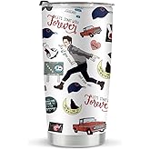 LONGXIN Twilight Merch Travel Mug, Twilight Gifts Edward Movie Inspired Gift TV Show Inspired Gifts for Women Girls Vampire Lover Edward Bella Fans Movie Lovers, 20 Oz Stainless Steel Tumbler