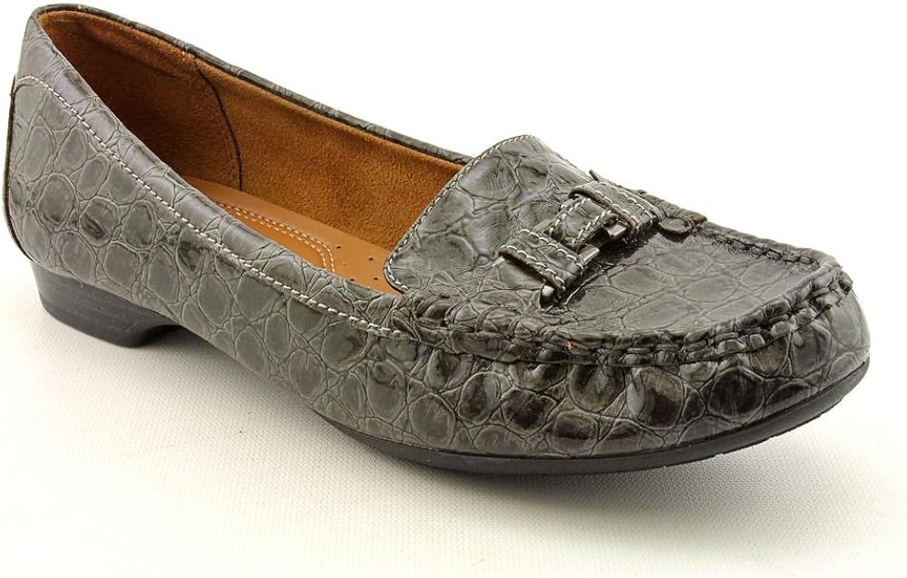 Naturalizer Womens Notable Loafer Grey 9.5 M Us Loafers