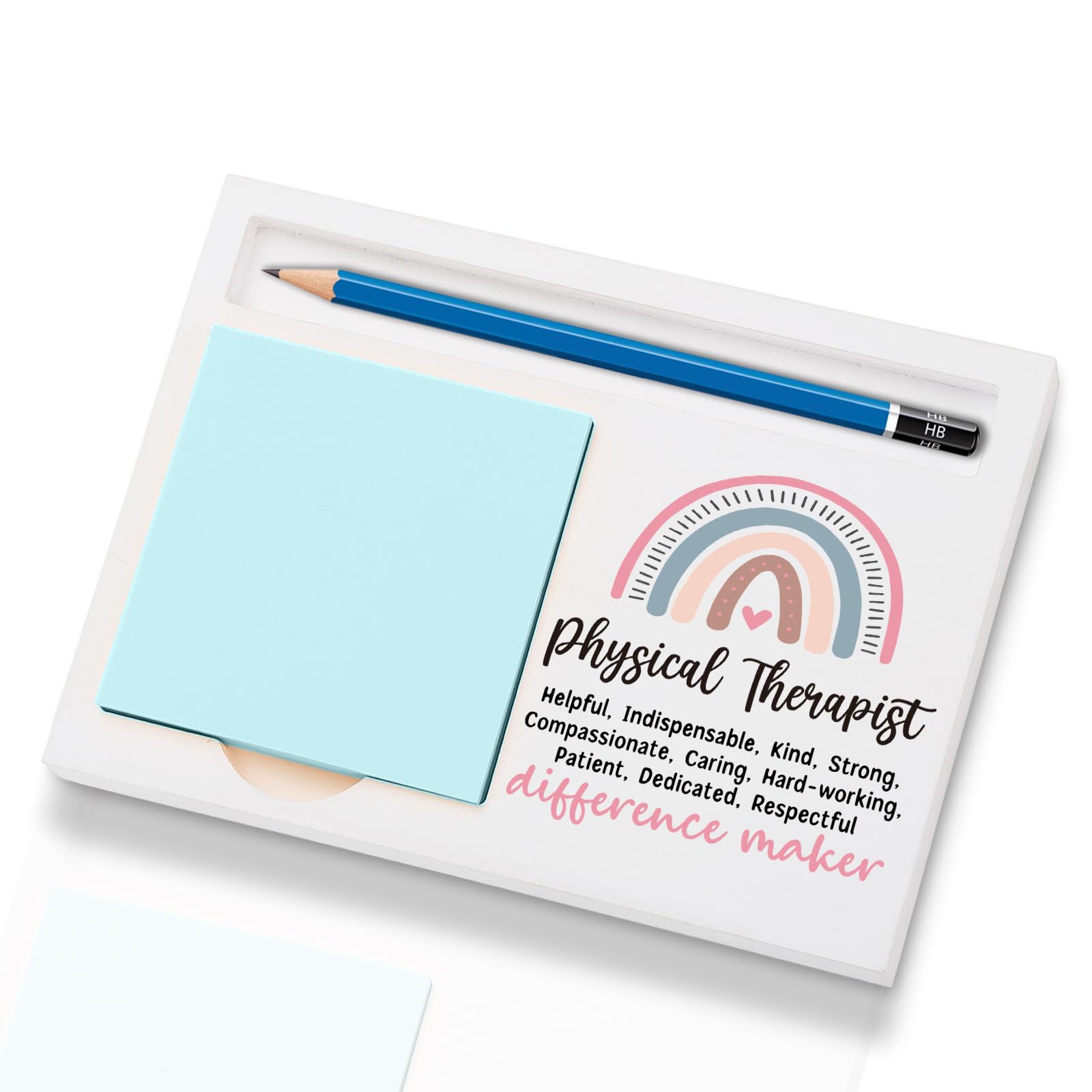 Photo 1 of Physical Therapist Office Supplies Sticky Note Holder Decor, Physical Therapist Thank You Appreciation Gifts for Women Self-Stick Note Pad Holders W2B15