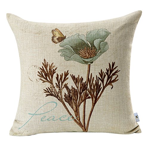 Yo-you decorative home cushions cover vintage flowers w…