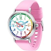 Blisshour Kids Analog Watch, Learning Watch for Kids 8-12, Waterproof Childrens Watches for Boys Ages 5-7 6-8, Girls Watches