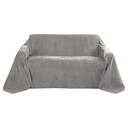 Beautissu Romantica Throw 210 X 280 Cm Large Sheet Warm Suede