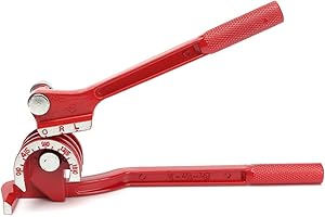 Tube Bender, Manual 3 In 1 180 Degree Tubing Pipe Bender Tool for 1/4in 5/16in 3/8in Copper Brass Aluminum and Thin Steel Pip