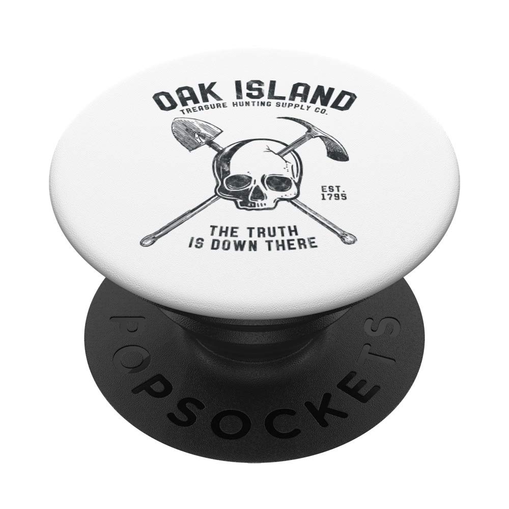 Oak Island Vintage Templar Knight Treasure Hunting Gift PopSockets PopGrip: Swappable Grip for Phones & Tablets