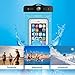 DBPOWER Universal Waterproof Case with Armband and Compass Colorful Underwater Dry Bag for iPhone 6/6s/6plus/6splus, Samsung, Sony up to 6
