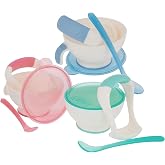 Nuby Garden Fresh Mash N' Feed Bowl with Spoon and Food Masher, Colors May Vary